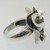 Sterling Silver Art Deco Flower Style Ring Size 8