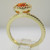Effy 14k Yellow Gold Citrine and Diamond Ring Size 7 1/2