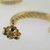 14k Yellow Gold Diamond Hoop Earrings with Screw Backs