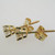 14k Yellow Gold Approx .30ct Round Brilliant Cut Diamond Stud Earrings