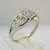  14k White Gold Approx .22ct Round Brilliant Cut Diamond Ring Size 6 1/4