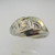  14k White Gold Approx .22ct Round Brilliant Cut Diamond Ring Size 6 1/4