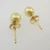 14k Yellow Gold 5.8mm Pearl Stud Earrings