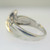 Sterling Silver Diamond Twist Loop SUN Ring Size 7
