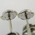 14k White Gold Approx 2.0ct TW Round Brilliant Cut Diamond Stud Earrings