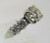 Vintage 1920’s 14k White Gold Approx. 1.0-1.1ct European Cut Diamond Ring with 4 .12ct European Cut Diamond Accents. Size 5 ½*