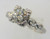 Vintage 1920’s Platinum Approx. .65ct European Cut Diamond Ring with 4 Single Cut Diamond Accents. Size 6 ½ *
