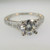 Ritani 18k White Gold 1.12ct Round Brilliant Cut Diamond Engagement Ring Size 6 1/2