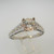 Ritani 18k White Gold 1.12ct Round Brilliant Cut Diamond Engagement Ring Size 6 1/2