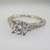Ritani 18k White Gold 1.12ct Round Brilliant Cut Diamond Engagement Ring Size 6 1/2