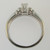 Platinum Approx .15ct Round Brilliant Cut Diamond Ring Size 6