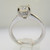 18k White Gold Ritani 1.03ct Round Brilliant Cut Diamond Ring with Diamond Accents on Band Size 6 1/2