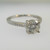 18k White Gold Ritani 1.03ct Round Brilliant Cut Diamond Ring with Diamond Accents on Band Size 6 1/2