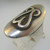 Vintage Sterling Silver Signet Initial M or W Ring Size 9 1/4