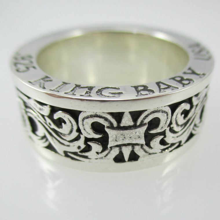  Sterling Silver 925 King Baby USA Ring Size 10 3/4
