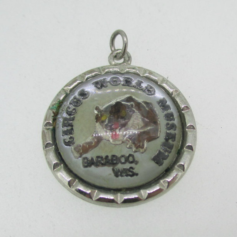 Sterling Silver Circus World Museum Baraboo WI. Pendant 