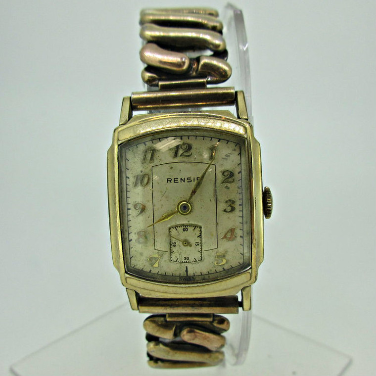 Vintage Cornioley Co. Swiss Rensie 17J EOP Gold Filled Watch (B7702)