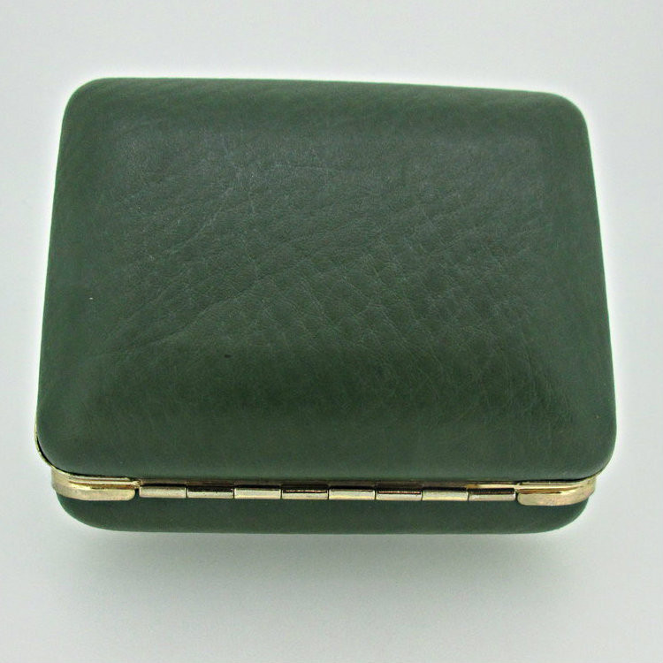 Vintage Caravelle Green Travel Alarm Clock (B7933)