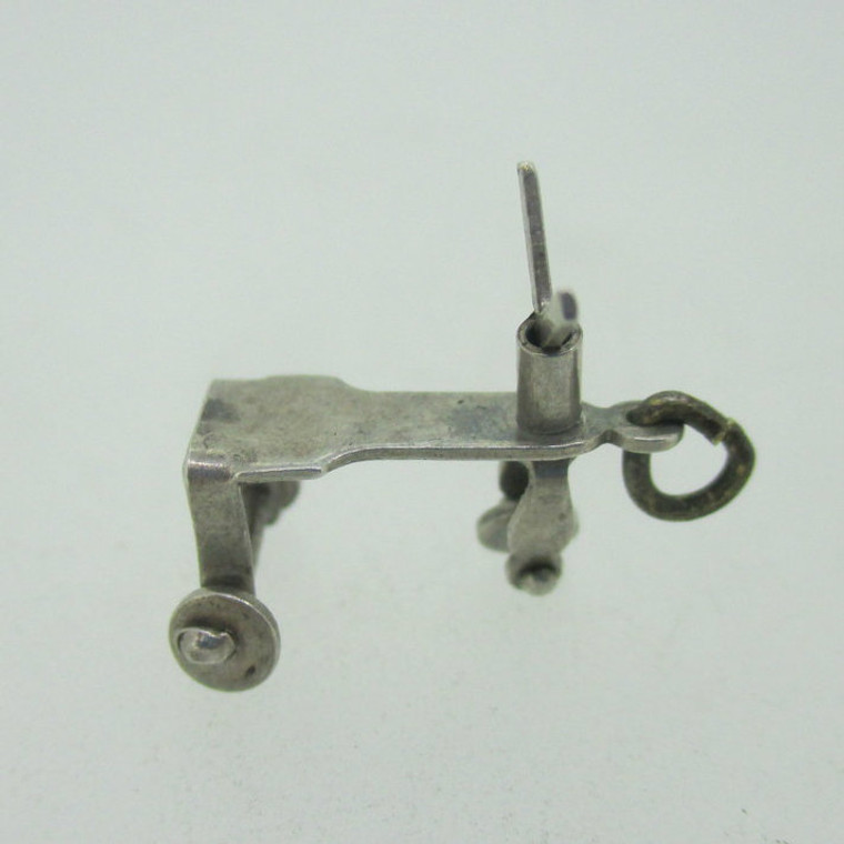 Sterling Silver Scooter Tricycle Movable Charm Vintage 
