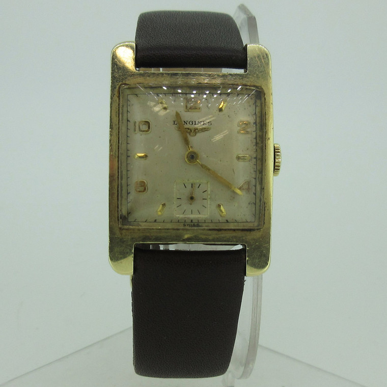 Vintage Longines Cal. 23Z 17J 14k Solid Gold Watch (B10809)