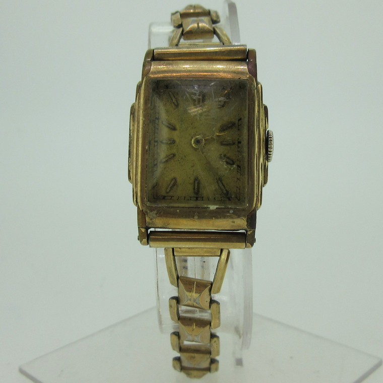 Vintage 1934 Elgin 488 7J 10k Gold Filled Watch As-Is (B11317)