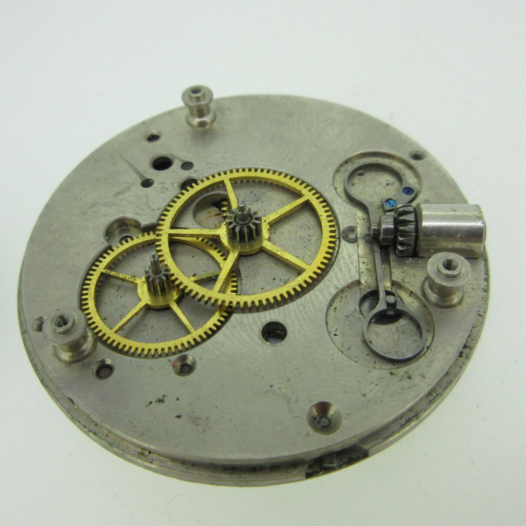 Lot of 2 Antique Elgin Movements and Dials Parts (B12076)