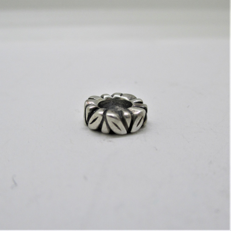 Pandora Sterling Silver Leaf Spacer Discontinued 790206