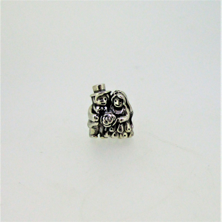 Pandora Sterling Silver Bride and Groom Charm 791116