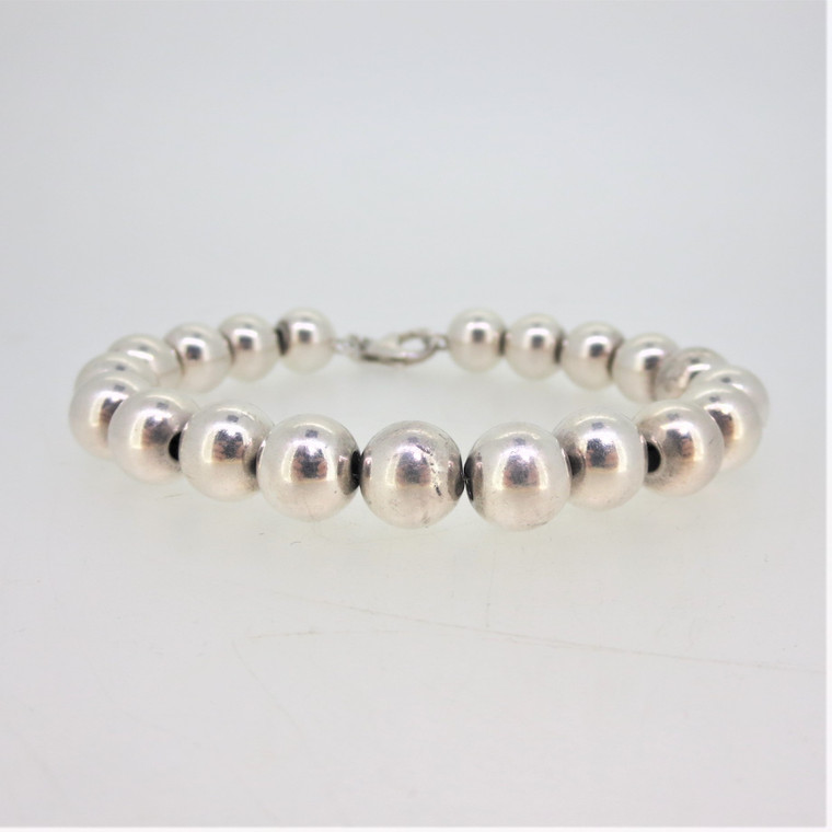 Silpada Sterling Silver Ball Bead Lobster Clasp Bracelet