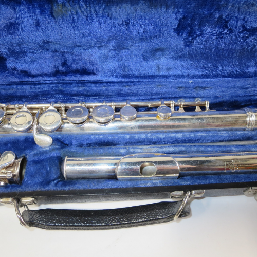 1989 Retro Gemeinhardt Elkhart. Indiana Silver Plated 2SP F62274 Flute