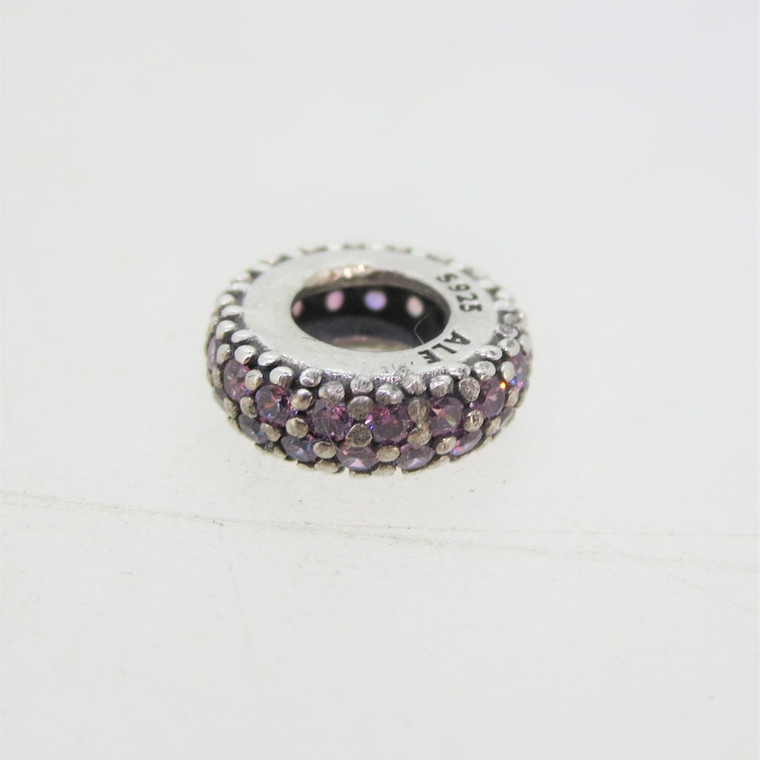 Pandora Sterling Silver Purple CZ Inspiration Spacer Bead 791359CFP