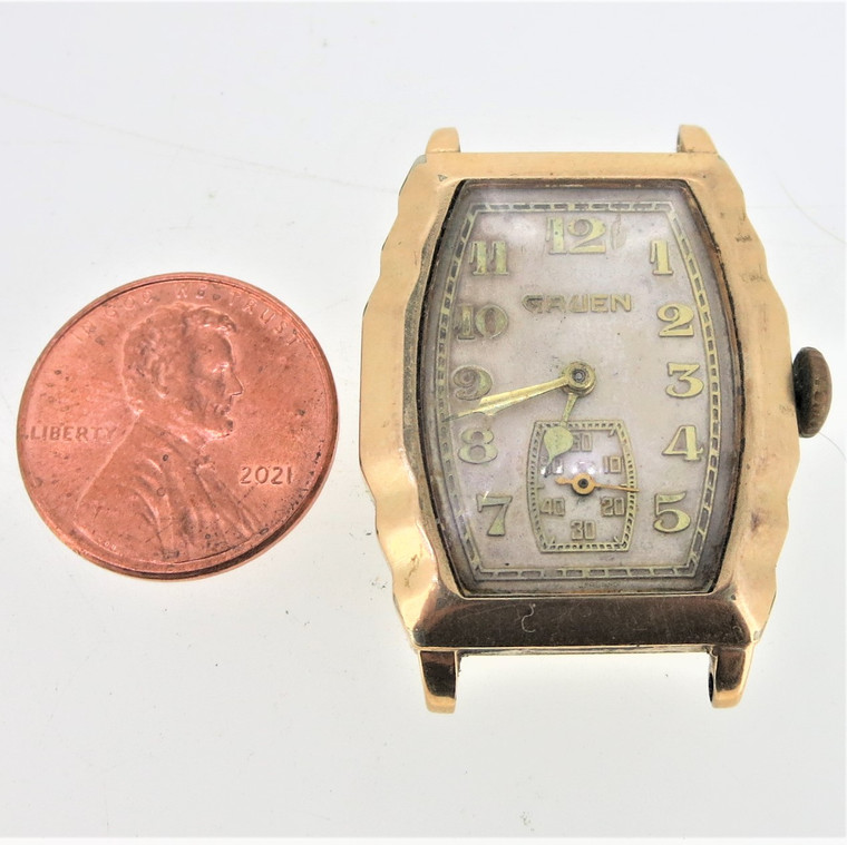 Vintage 1929 Gruen Guild 315 15 jewel 14K Gold filled wristwatch