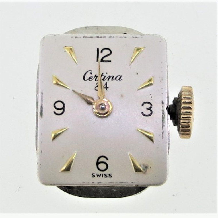 Vintage Certina 12-10 17j wristwatch movement in working order