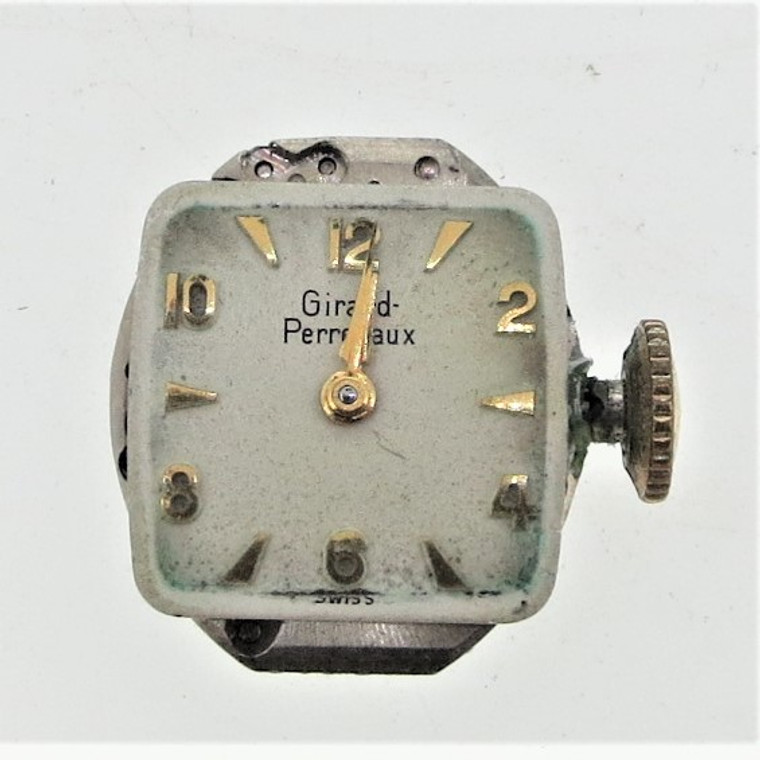 Vintage Girard-Perregaux No.102 17j wristwatch movement in working order