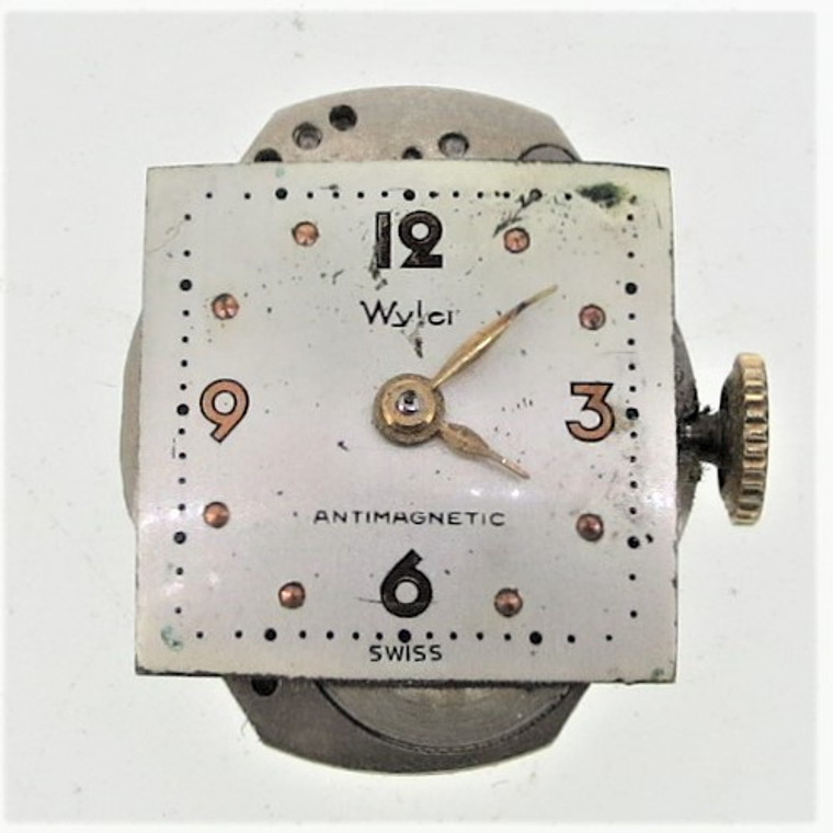 Vintage Wyler 15j wristwatch movement in working order