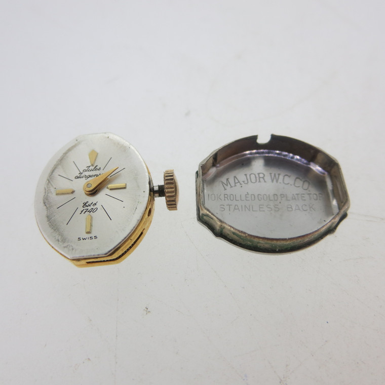 Vintage Jules Jurgensen 17j  Swiss wristwatch movement in working order