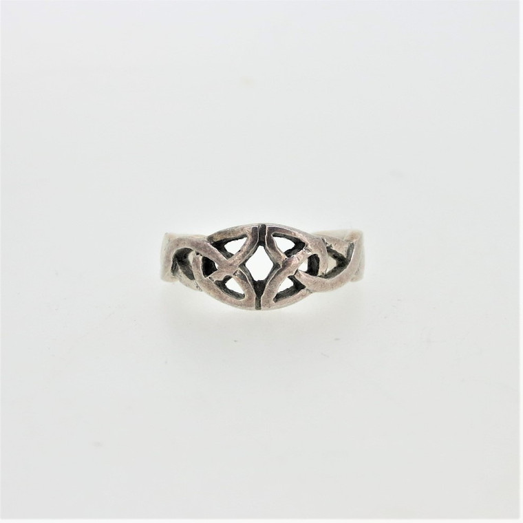 Sterling Silver Celtic Knot Pinky Toe Ring Adjustable