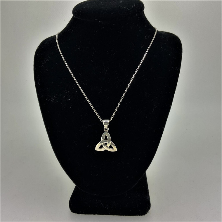 Sterling Silver Celtic Trinity Knot Necklace