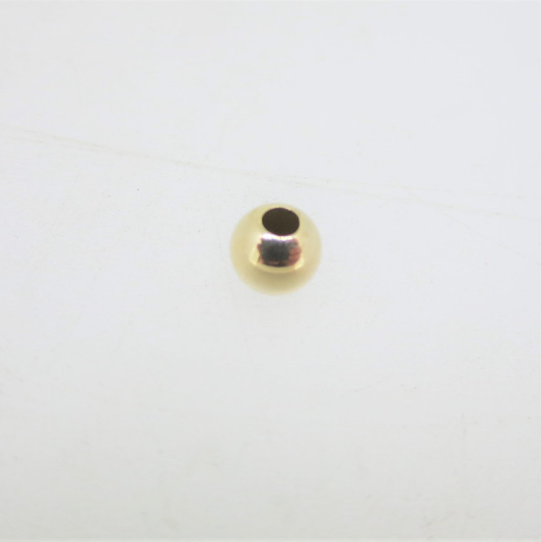 3.6 mm Gold Spacer Beads Set of 2