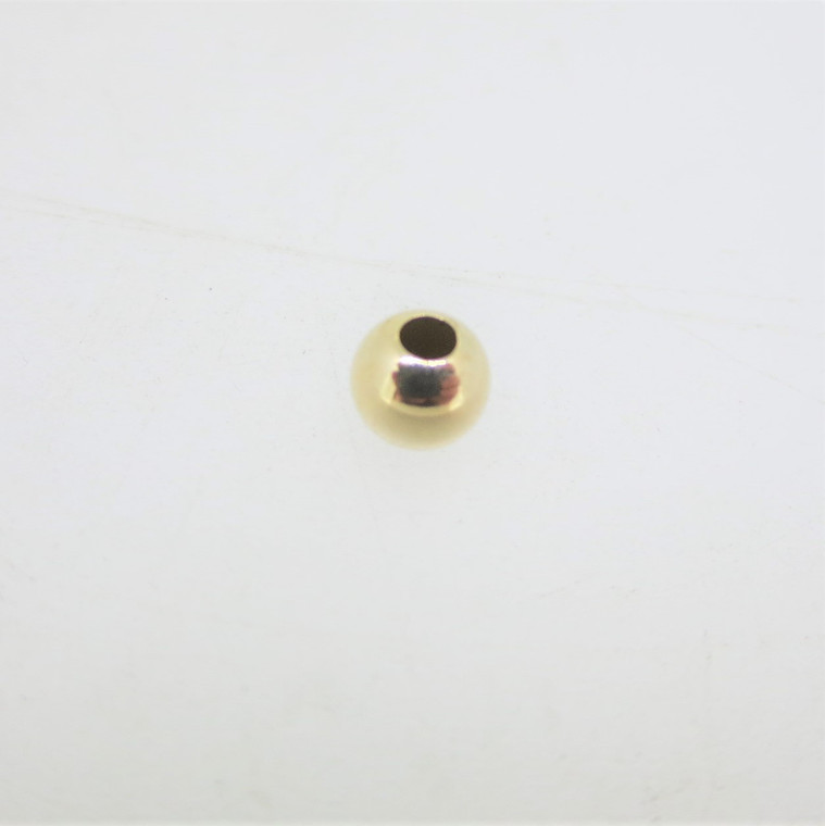3.6 mm Gold Spacer Beads Set of 3