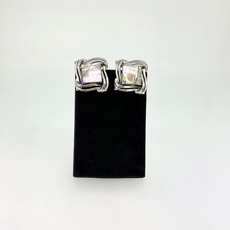 La Jolla Sterling Silver Albion Clip on Earrings