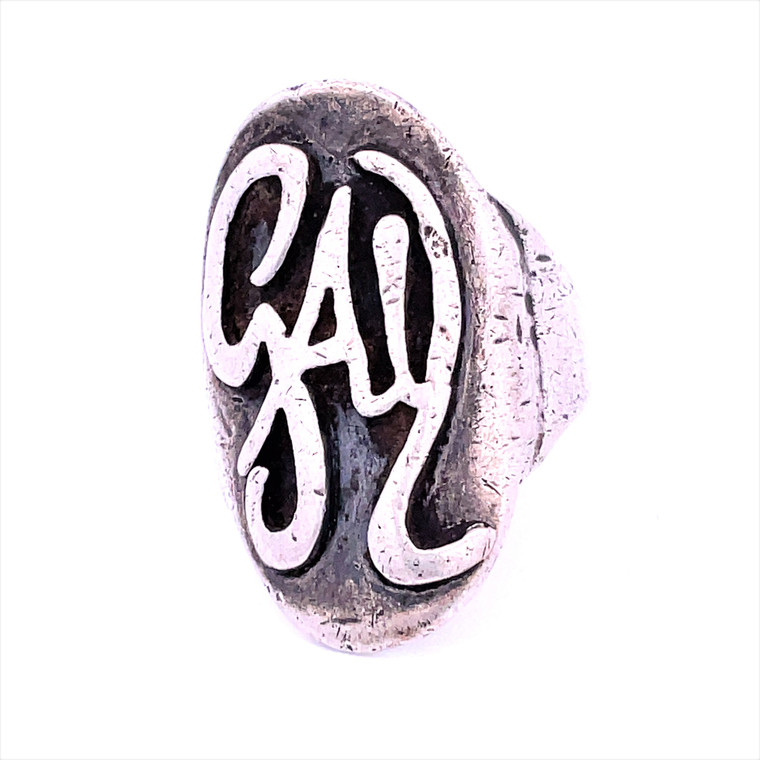 Sterling Silver ‘Jay’ Name Ring Size 6