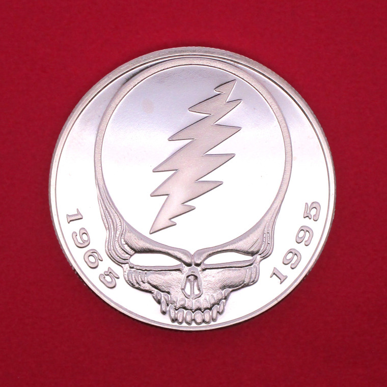 Rare Grateful Dead 1 oz .999 Silver Round #3058 of 5000 (5004448 EH)