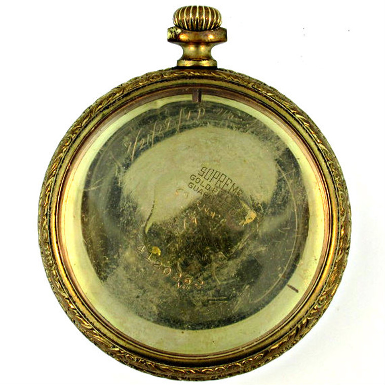Antique Supreme Guaranteed Gold Filled Pocket Watch Case (3004495CB) 