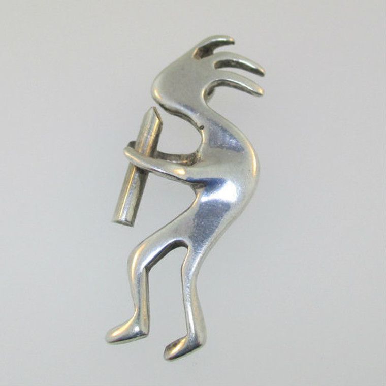 Sterling Silver Native Kokopelli Pendant