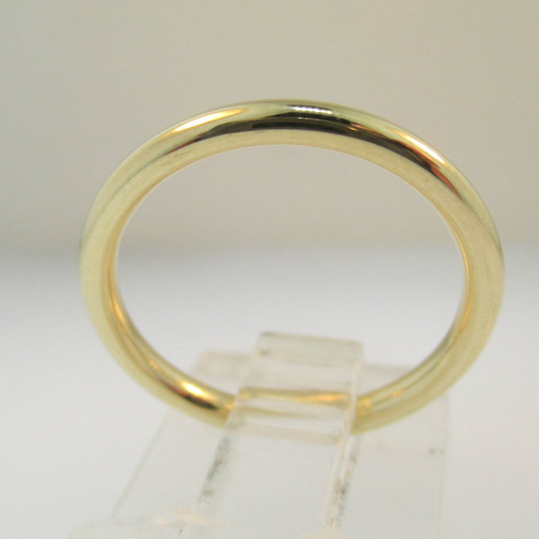 14k Yellow Gold Comfort Fit Band Ring Size 6