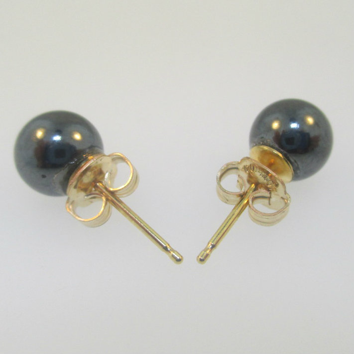 10k Yellow Gold Black Hills Gold Screw Back Earrings with Gold Filled Posts