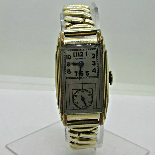 Vintage Olympic Swiss G.Sell Co. 17J Cal. 14 Gold Filled and