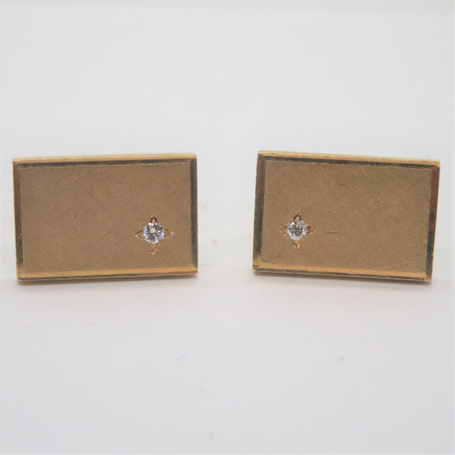 おーゆさま専用　Chapado en Laton ゴールド　Lb 18K YELLOW GOLD CUFFLINKS, ROUND FLAT 14mm 0.55