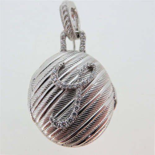 Multi-Color Gemstone Rhodium Over Silver Angel Prayer Box